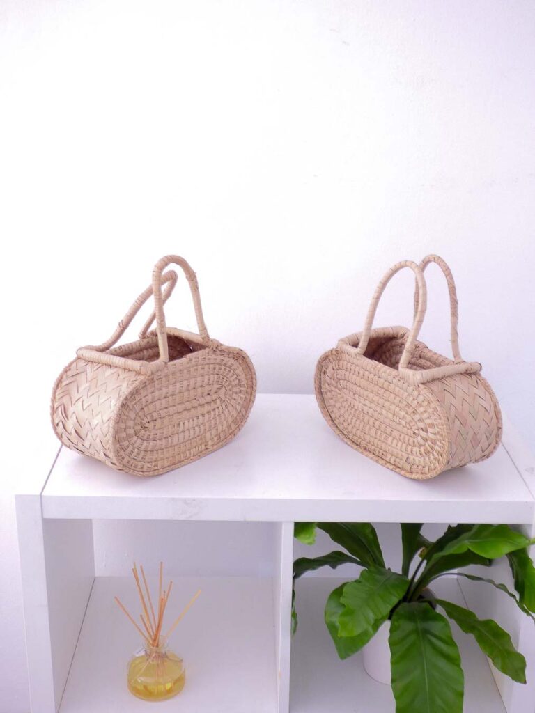 mini basket handbag