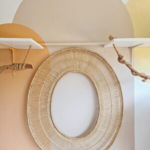 Malawian Oval Mirror Frame (only)