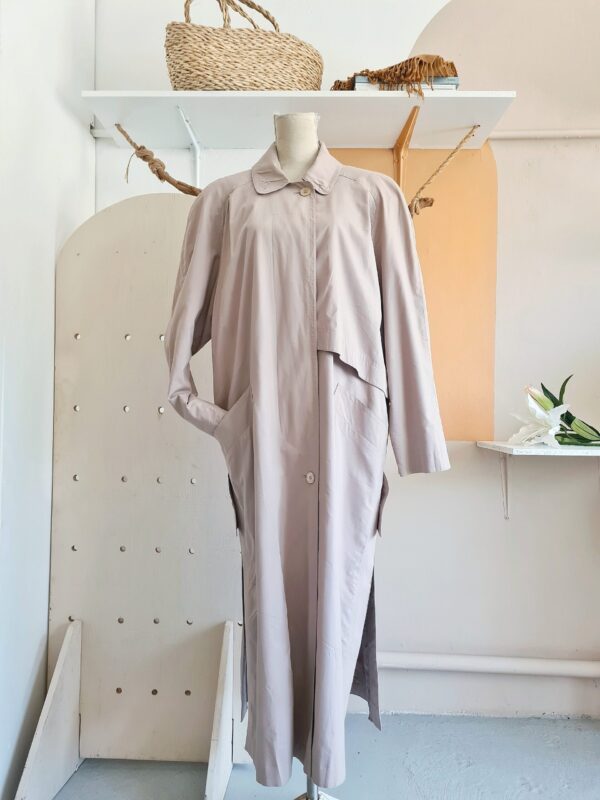 Kemper Sportchic Long Preloved Trench Coat - Image 4