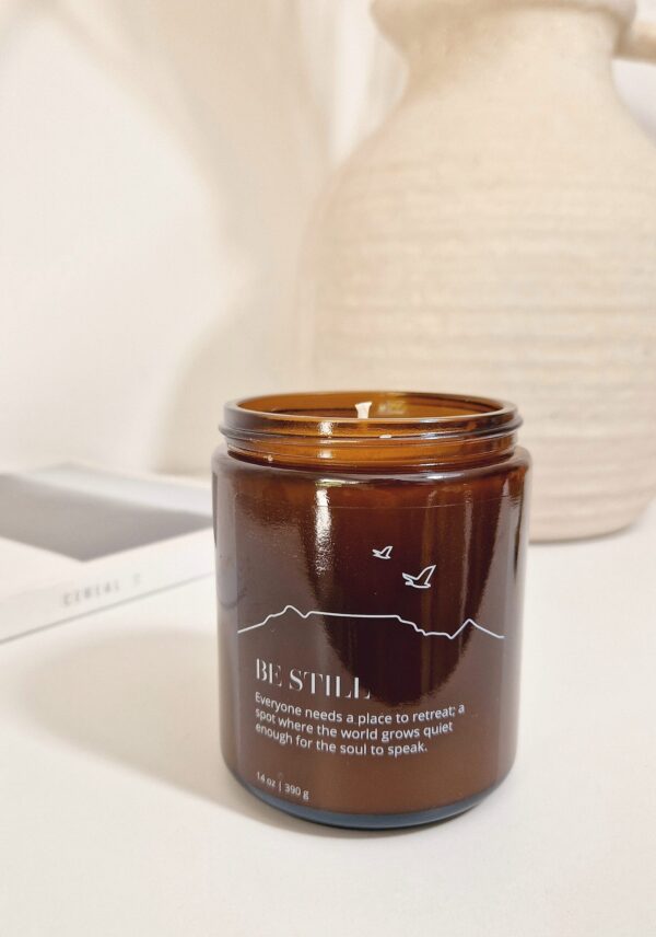 Neroli and rooibos candle jar